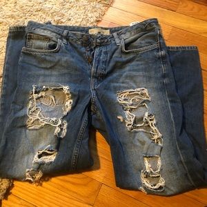 Topshop Hayden distressed